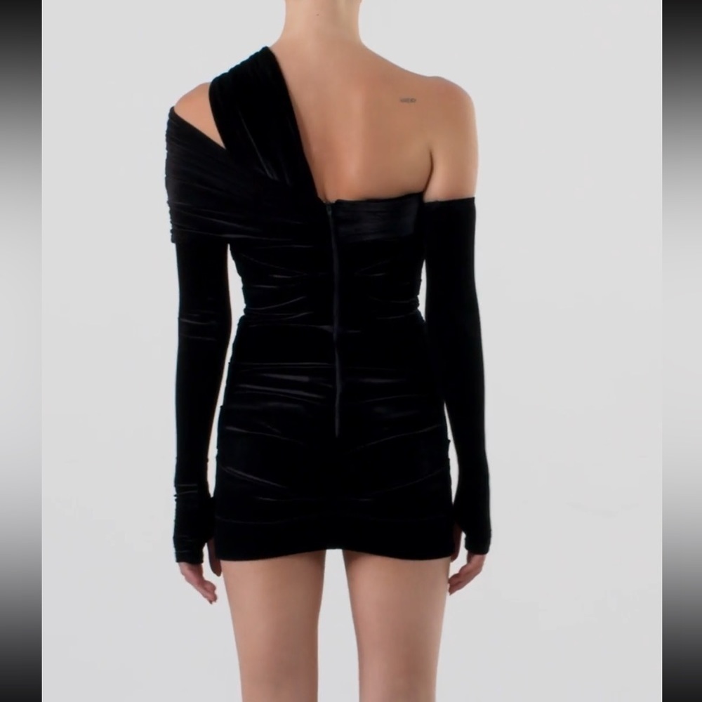 Alex Perry Laken Velvet Dress - Picture 5 of 7